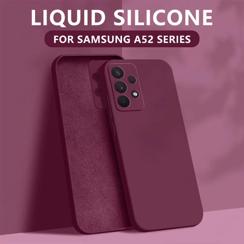 Premium Liquid Silicone Anti-Drop Phone Case with Soft Cover - Luxury Edition