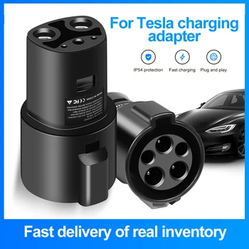 Electric Vehicle Adapter Charging Type1 J1772 For Tesla Model X Y 3 S For EV Charger Connector Conversion Gun Socket 1