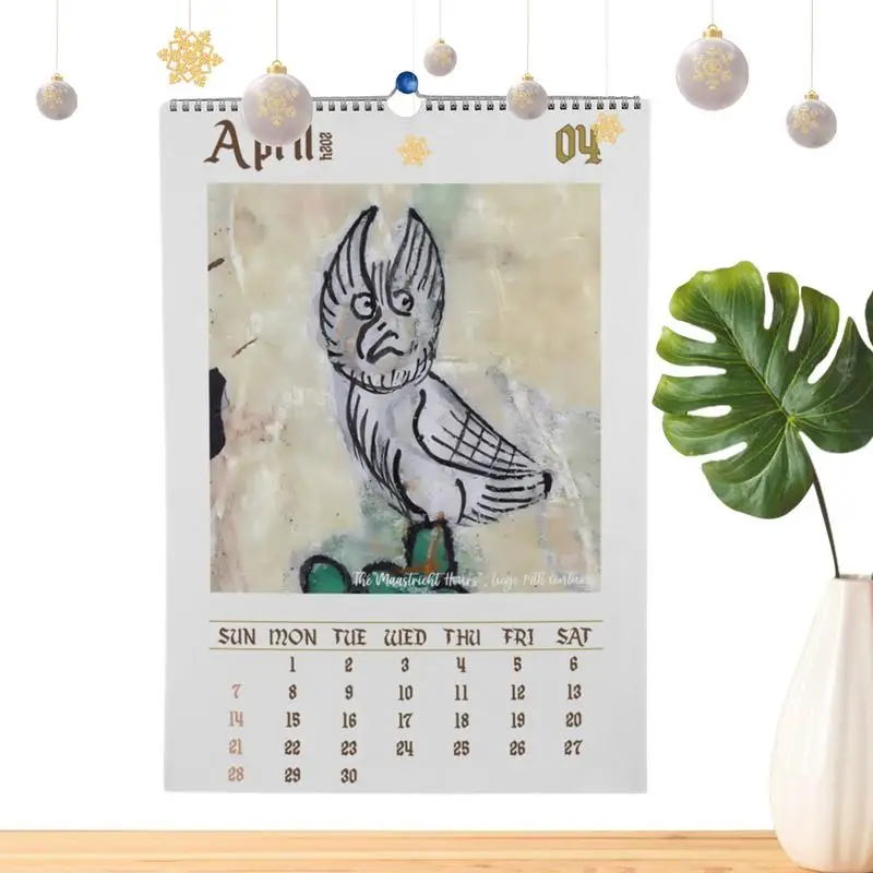 

Owls Calendar 2024 Funny Medieval Owl Paintings Calendar 2024 Ugly Medieval Owls 2024 30X21Cm12 Month Planner Family Planner