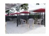 High Quality Outdoor Metal Black Privacy Fence Screen 4