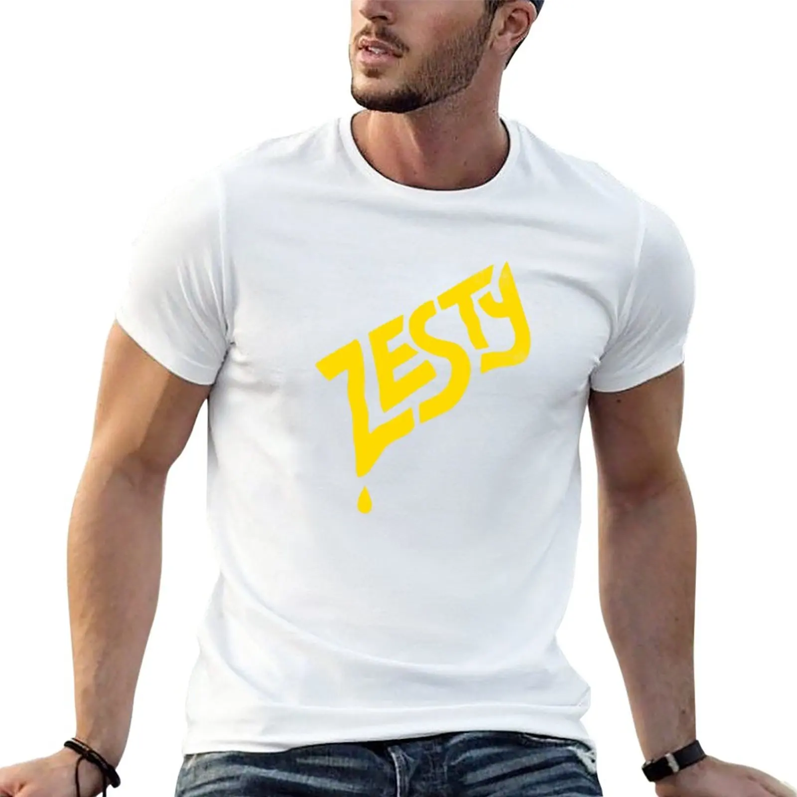

New ZESTY Lemon logo T-Shirt quick drying shirt Blouse graphic t shirt sports fan t-shirts heavy weight t shirts for men