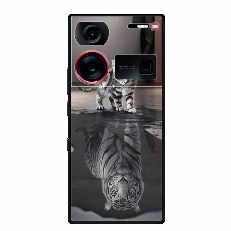 Sleek Black Silicone Soft Back Cover for Smartphones - 6.8 Coque