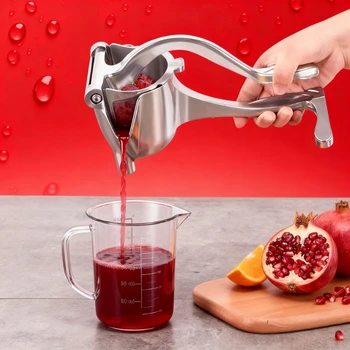 1PC Aluminum Alloy Hand Press Lemon Squeezer – Manual Citrus Juicer Tool 1