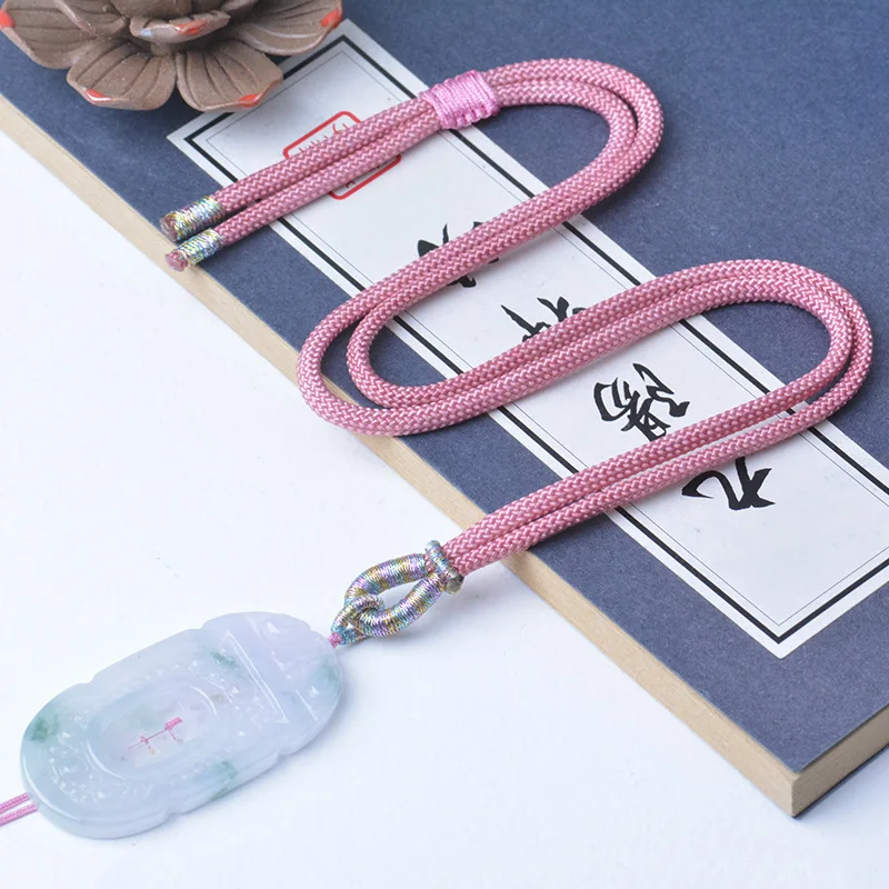 Necklaces Braided Chains DIY Handmade Pendant Adjustable Lanyard Small Round Chain Couple Jewelry Accessories Women Necklace - 4