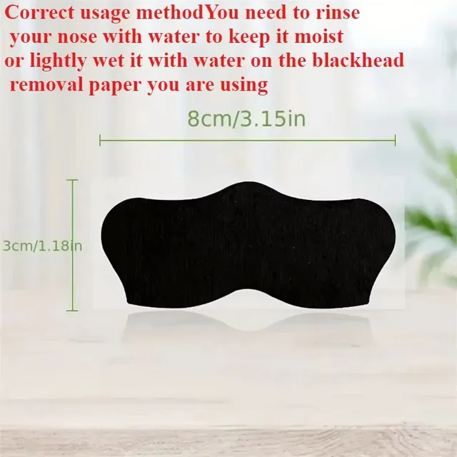 100/50PCS Unisex Blackhead Remove Mask Nasal Strips Shrink Cleansing Pore Nose Black Head Remove Stickers Skin Care Mask Patch 4