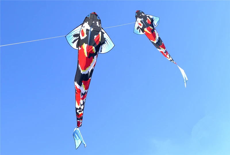 Fish Kite Flying Toys for Children Kite String Line Nylon Parachute weifang factory ikite eagle kite colorful rainbow kite delta kite butterfly kite stunt kite beach kite plastic kite parafoil kite power parafoil kite snake kite