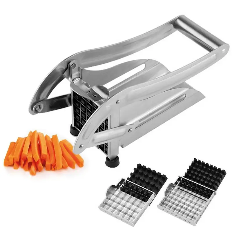 

French Fry Cutter Potato French Fries Cutters Vegetable Slicer Chips Machine Making Tool Onion Chopper for Food Preparation