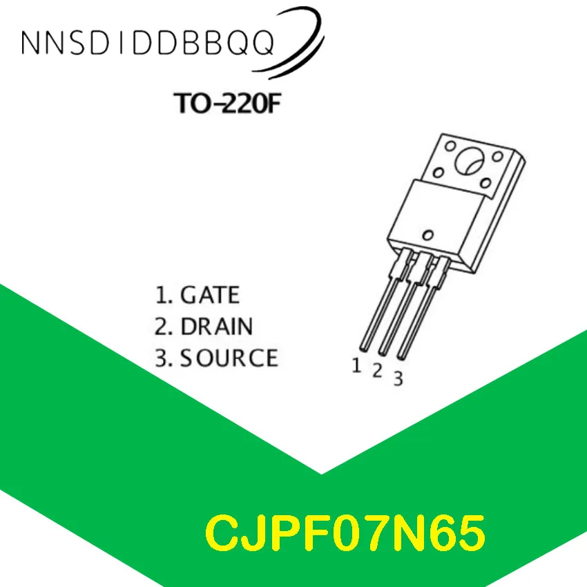 

20PCS/lot CJPF07N65 MOSFET Transistor TO-220F Electronic Components