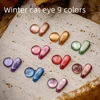 Vendeeni 9 Colors Crystal Wide Cat Eye Gel Nail Polish Set Magnetic UV Soak Off Gel Varnish Silver Snowlight Cat Eye Gel Lacquer 3