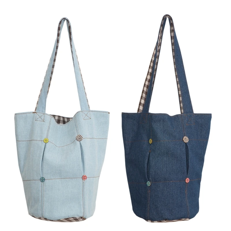 

2023 Versatile Bucket Bag Shoulder Bags for Girl Women Lady Purse Fashion School Bag Tote Bag Versatile Book Bags
