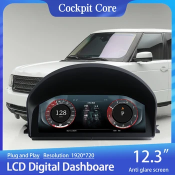 Panel de Instrumentos Digital de 12.3 Pulgadas para Land Rover Range Rover V8 L322 2002-2012, Velocímetro, CarPlay, Cabina Virtual 1