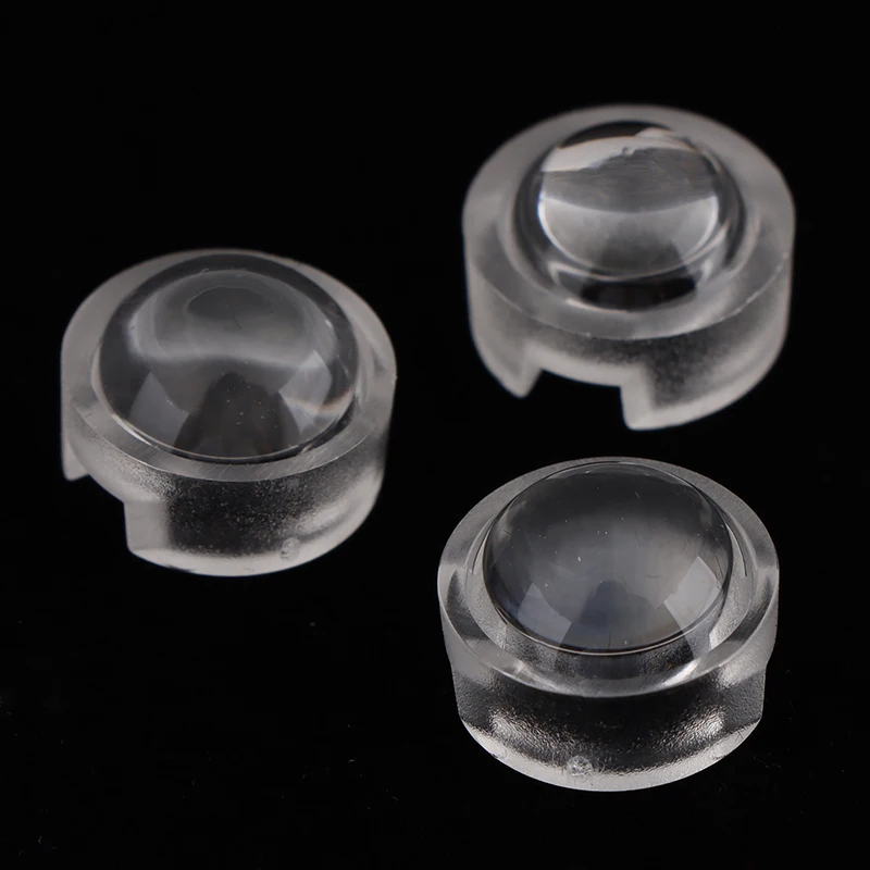 고출력 LED 렌즈, 13mm 방수, 15, 30, 45, 60, 90, 100 도 각도 렌즈, DIY 세면대 조명 램프, 볼록 반사경, 10 개