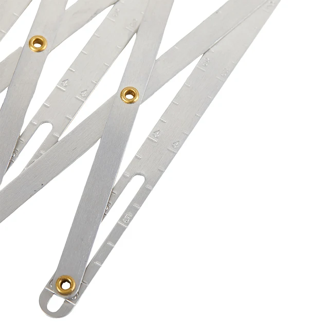 Misuratore Da Cucito In Alluminio Regolabile - Guida Per Pulsanti E Spaziatura, Ideale Per Fai Da Te