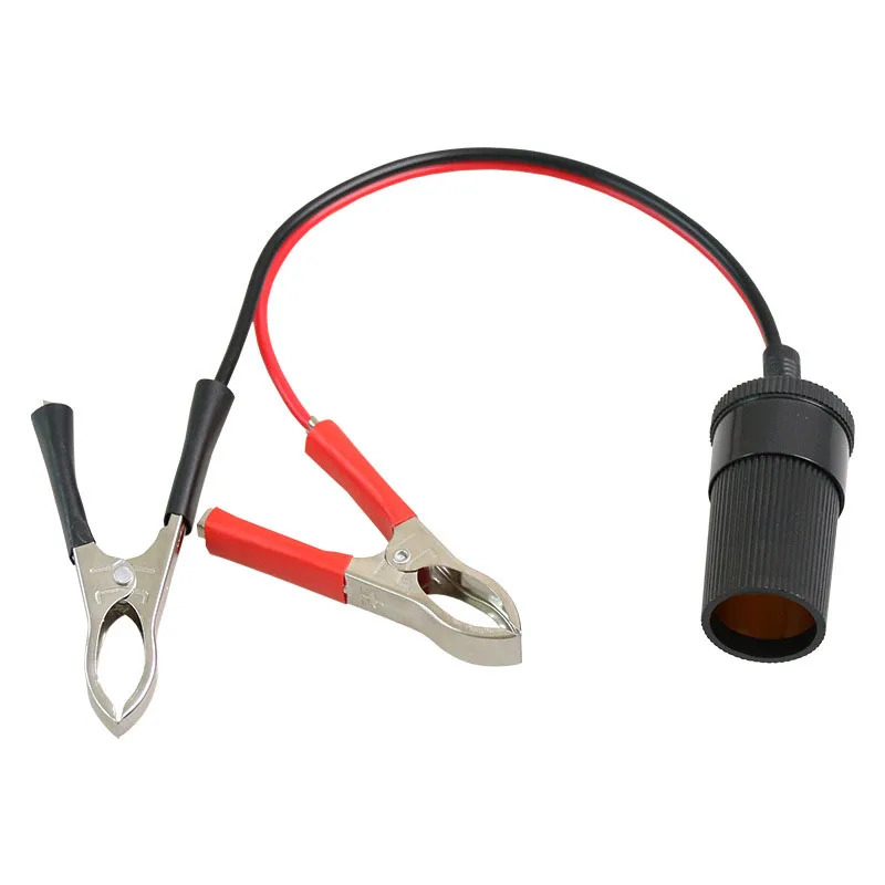 

Emergency Car Battery Clip Hitch To Cigarette Lighter Cable Power Pump Adapter Cable Power Outlet Adapter Plug for Car Boat Rv