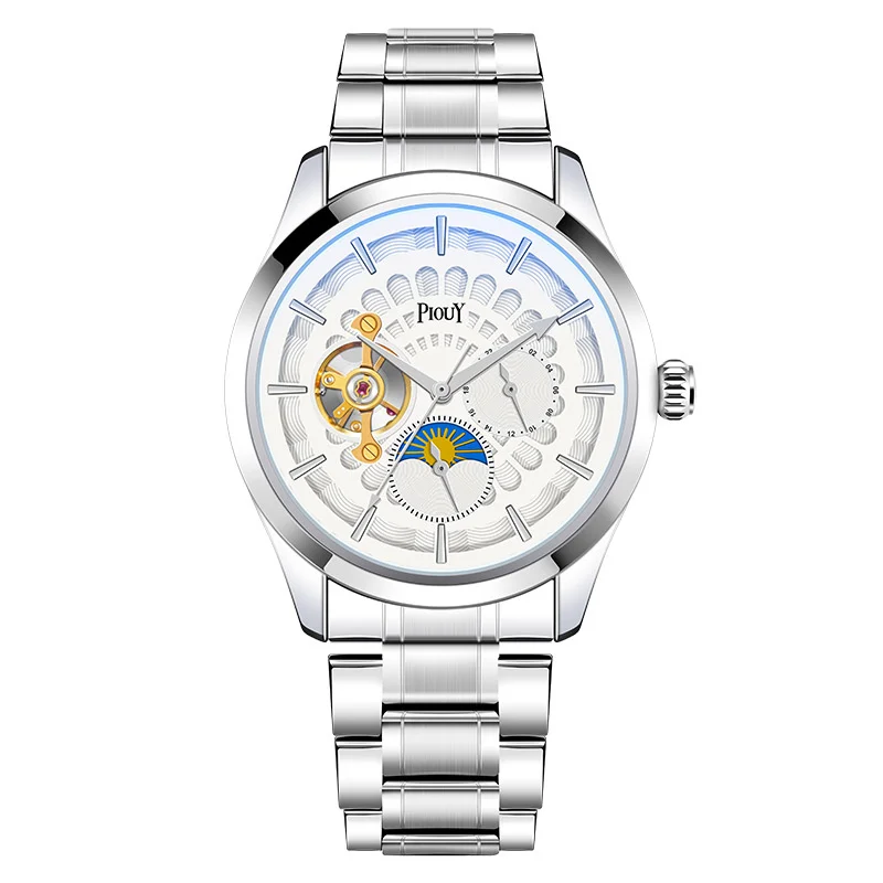 

Men's Mechanical Watches Stainless Steel Strap Waterproof Luminous Fashion Luxury Leisure Business Men's Mechanical Watches