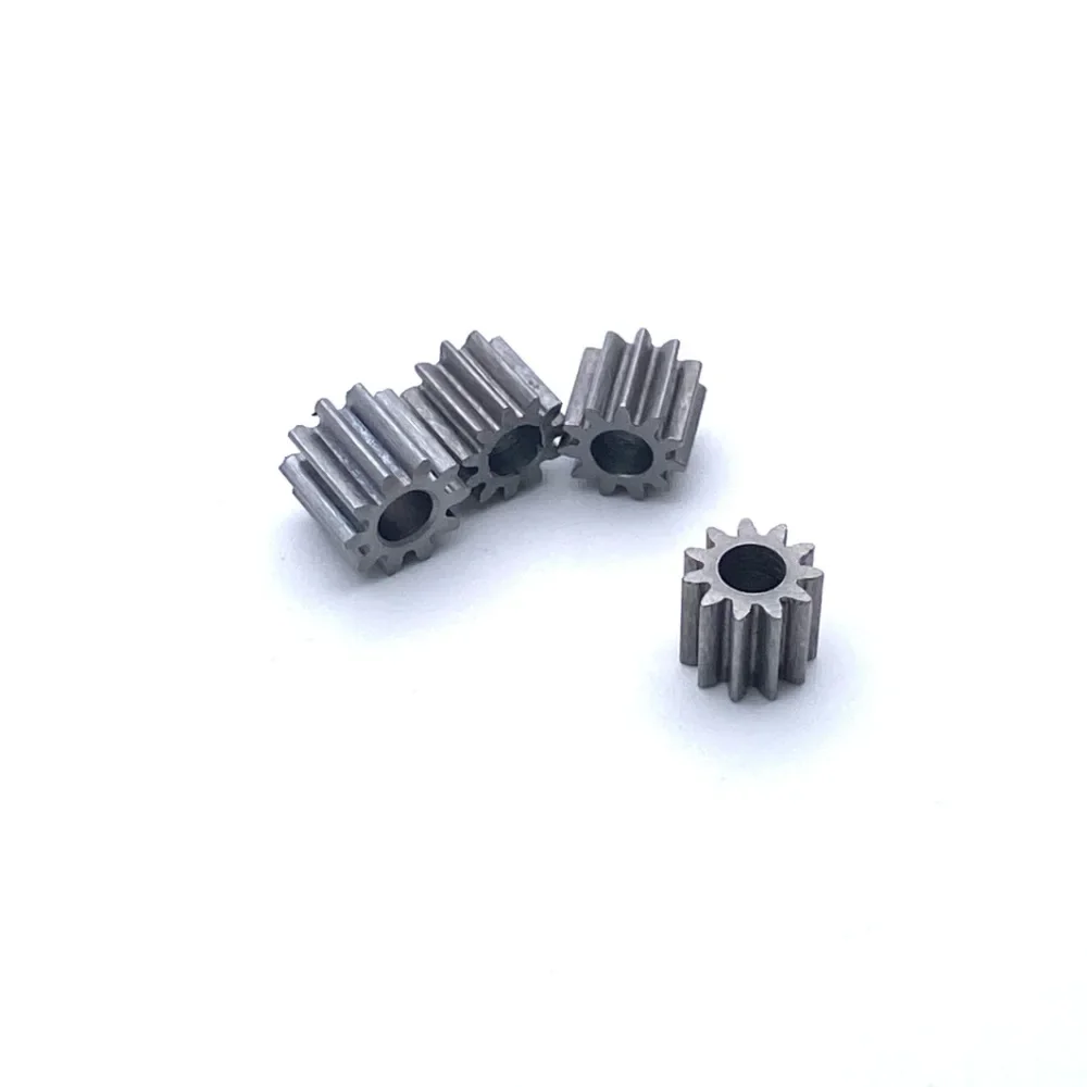 11 Teeth 3.17mm Steel Gear DIY Motor Shaft HOLE 3.14MM 0.5M 17 Teeth For 540 545 550 555 Motor Metal Gear motor gear transmission gear electric bike gear cassette deck tape gear electric chain saw gear