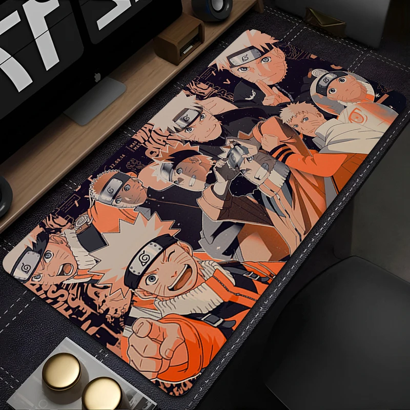 Large Mouse Pad Laptop Office Desk Pad Extended Gaming Keyboard Mats Uzumaki N-Narutoes HD XXL Gamer Mousepad Rubber Soft Carpet 2