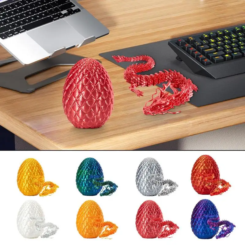 

Crystal Dragon With Egg Egg Dinosaur Souvenir Craft Articulated Figurine Decor With Egg Desktop Ornaments For Easter Basket