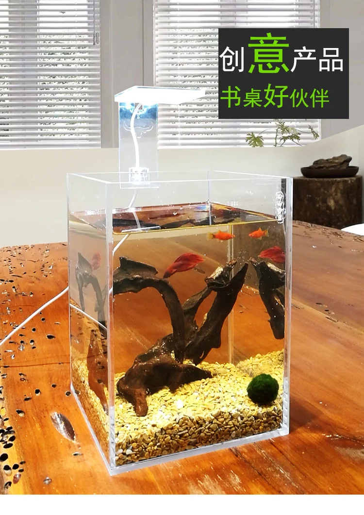 Title 10, Acrylic Ultra White Fish & Aquatic Pets Tank Op...