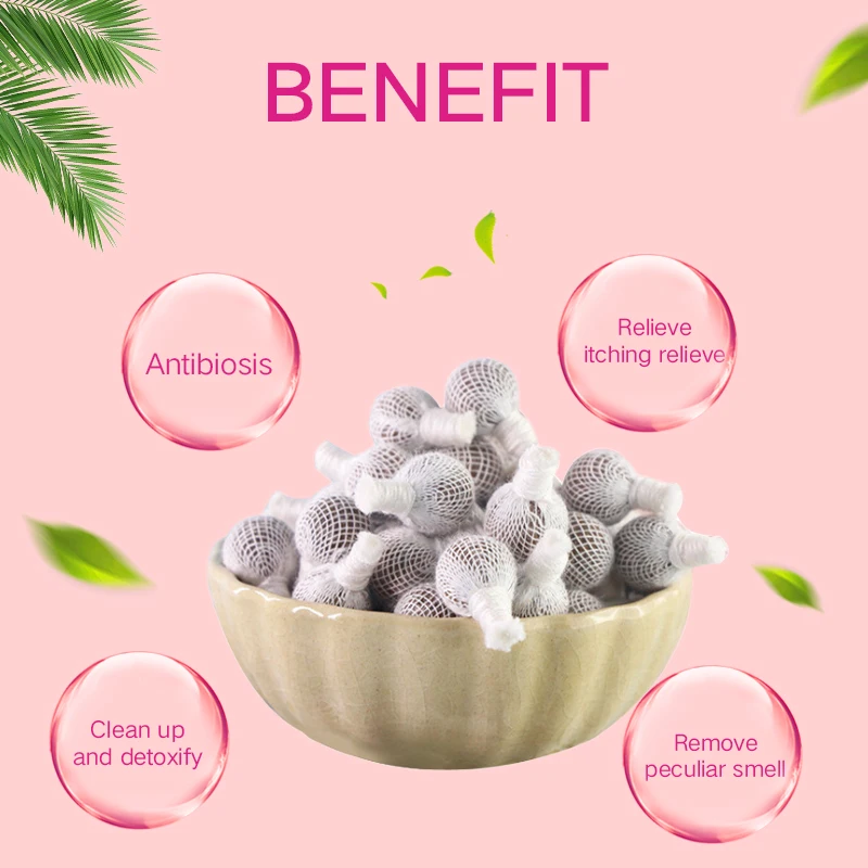 Yoni Detox Pearls 20pcs/lot Yoni Detox Pearls Cleansing Vagina Female Detox Pearl Uterine Pearl Female Beauty and Health Products with vaginal detox tampons