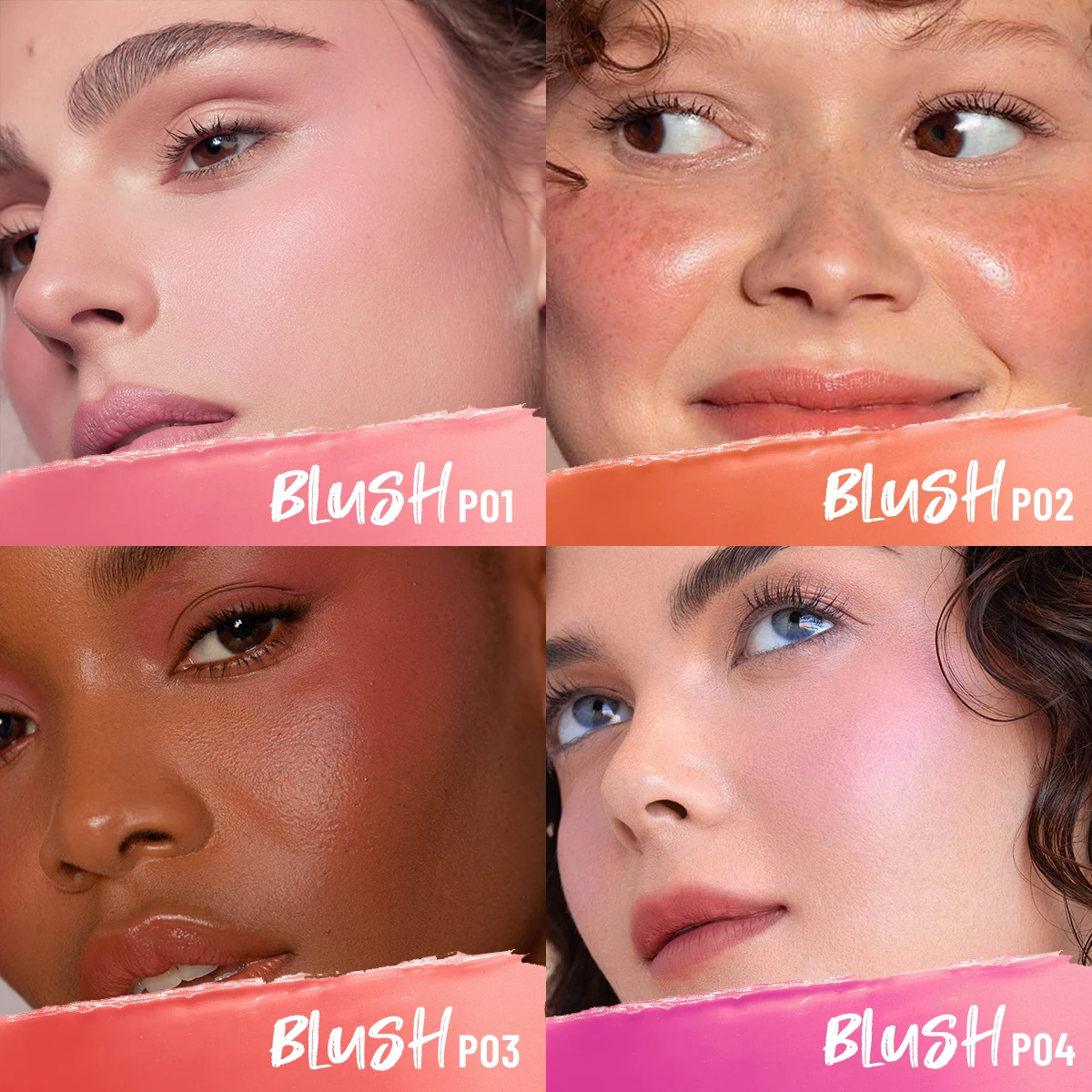 1PC Multifunctional, Glossy, Brightening, Natural, Pigmented, Easy To Apply, Blush, Eye Shadow, Lip Balm, Valentine's Day Gift 2