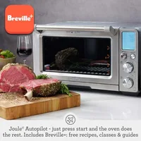 Joule Smart Oven Air Fryer Pro Countertop Oven Brushed Stainless Steel with Advanced Air Circulation and Non-Stick Interior for 2