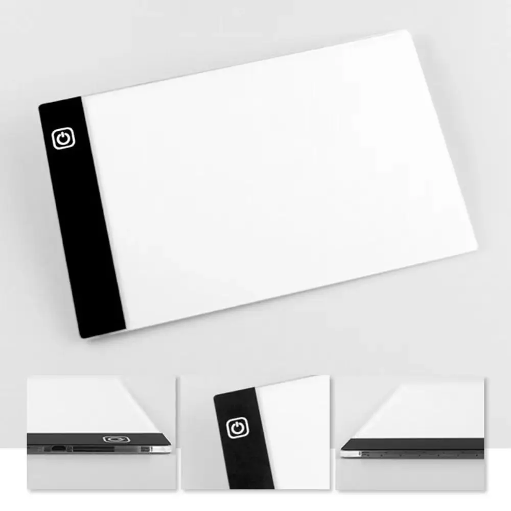 실용적인 A4 전기 드로잉 보드 USB 조절 가능한 밝기 LED 드로잉 보드 3단계 트레이싱 보드 애니메이션 복사