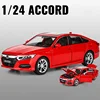 New 1:24 Honda Accord Alloy Die Cast Toy Car Model Sound and Light Children's Toy Collectibles Birthday gift 4
