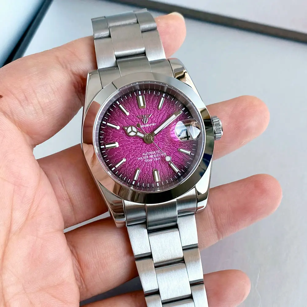 Tandorio NH35A Luminous Automatic Watch for Men Mechanical