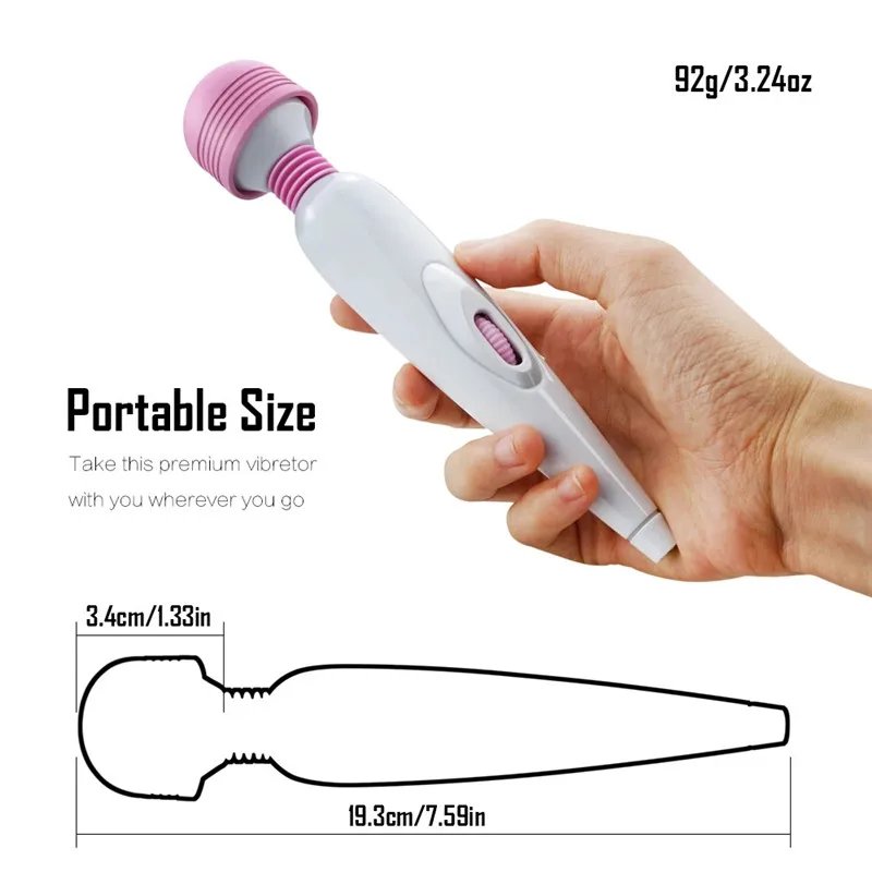 Powerful AV Magic Wand Vibrators For Women Clit Stimulator Dildo G Spot Vagina Massager Orgasm Masturbator Adult Erotic Sex Toys