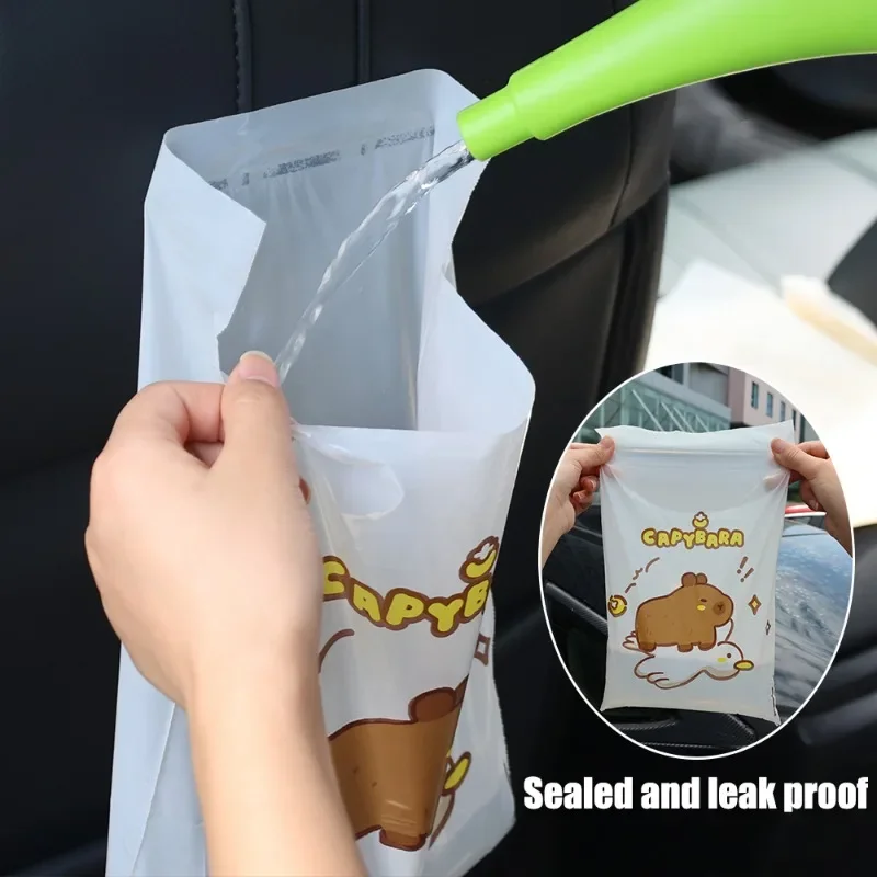 Capybara Car Disposable Garbage Bag 4