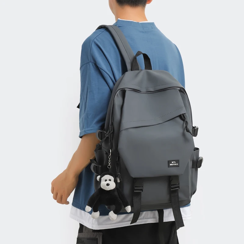 Men's and Women's Universal Student Schoolbag College Students Large Capacity Fashion Shoulder Bag Outdoor Travel Bag