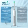 Sejoy Sonic Electric Toothbrush For Adults Tooth Deep Clean 10 Brush Heads Travel Case Built in Smart Timer Sonic Toothbrush 6
