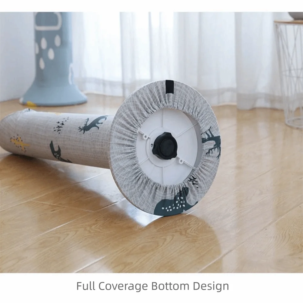 에어컨 전면 커버, 원통형 스탠딩 모던 안전 스탠딩 먼지 커버, 고탄성