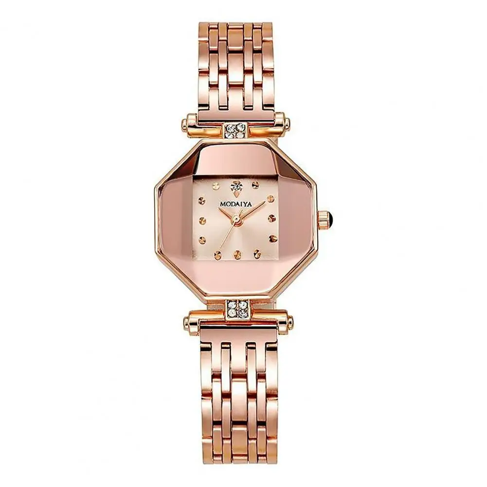 

Часы с квадратным циферблатом, модные женские часы, браслет, тонкий женский водонепроницаемый регулируемый браслет из нержавеющей стали