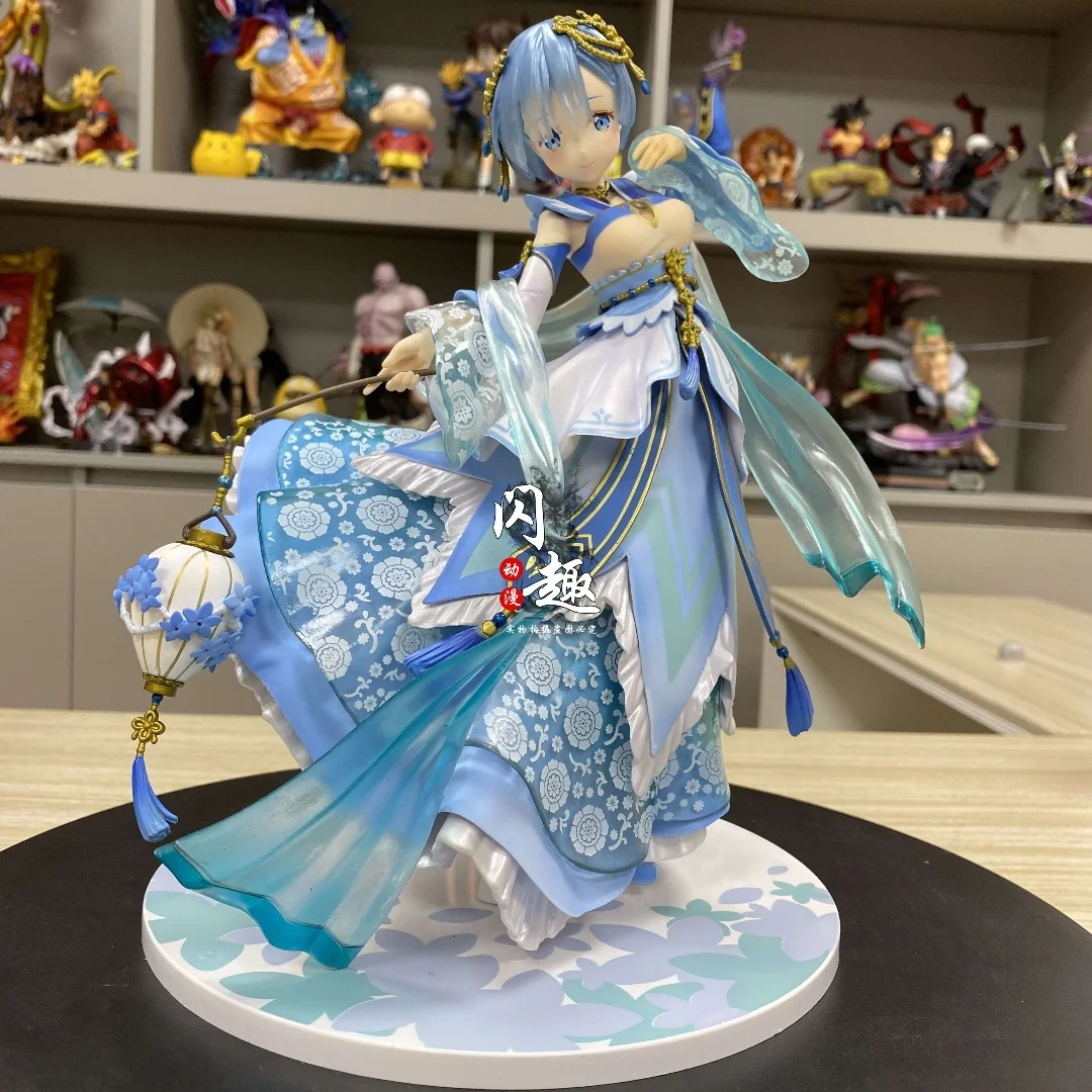 

24cm Re Life In A Different World From Zero Lolita Rem Anime Figures Models Toy Dolls Chinese Style Anime Model Ornaments Gifts