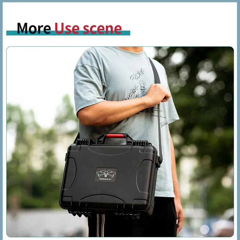 Drone Case For DJI Air 3 Accessories Hard Carrying Case Waterproof Storage Box Portable Suitcase with DJI RC 2/RC-N2 Remote Controller Box