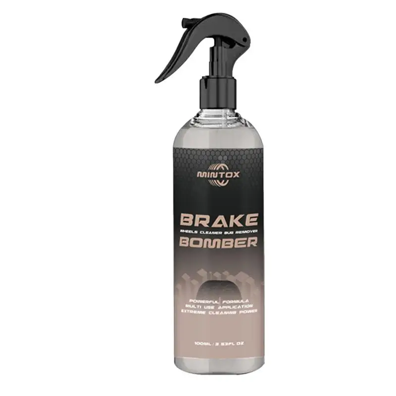 

Brake Cleaner Spray 100ml Powerful Car Wheel Cleaner With Sponge And Wipe Long Lasting Brake Clean Quick Brake Cleaner For Alloy