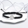 Pet Paw Cremation Urn Bracelet Small Crystal Paws Urns For Dog/Cat Ashes Memorial Jewelry Stainless Steel Adjustable Bangle 5