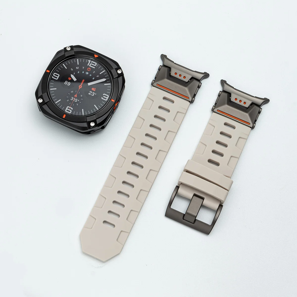 ตัวเลือกสินค้า สายซิลิโคนสุดหรูสำหรับ Samsung Galaxy Watch Ultra 2025