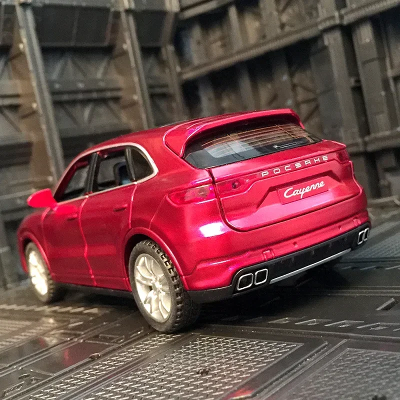 1:32 Porsche Cayenne Turbo S Car Model Alloy Car Diecast Toy Car Model With Sound and Light Toy 2