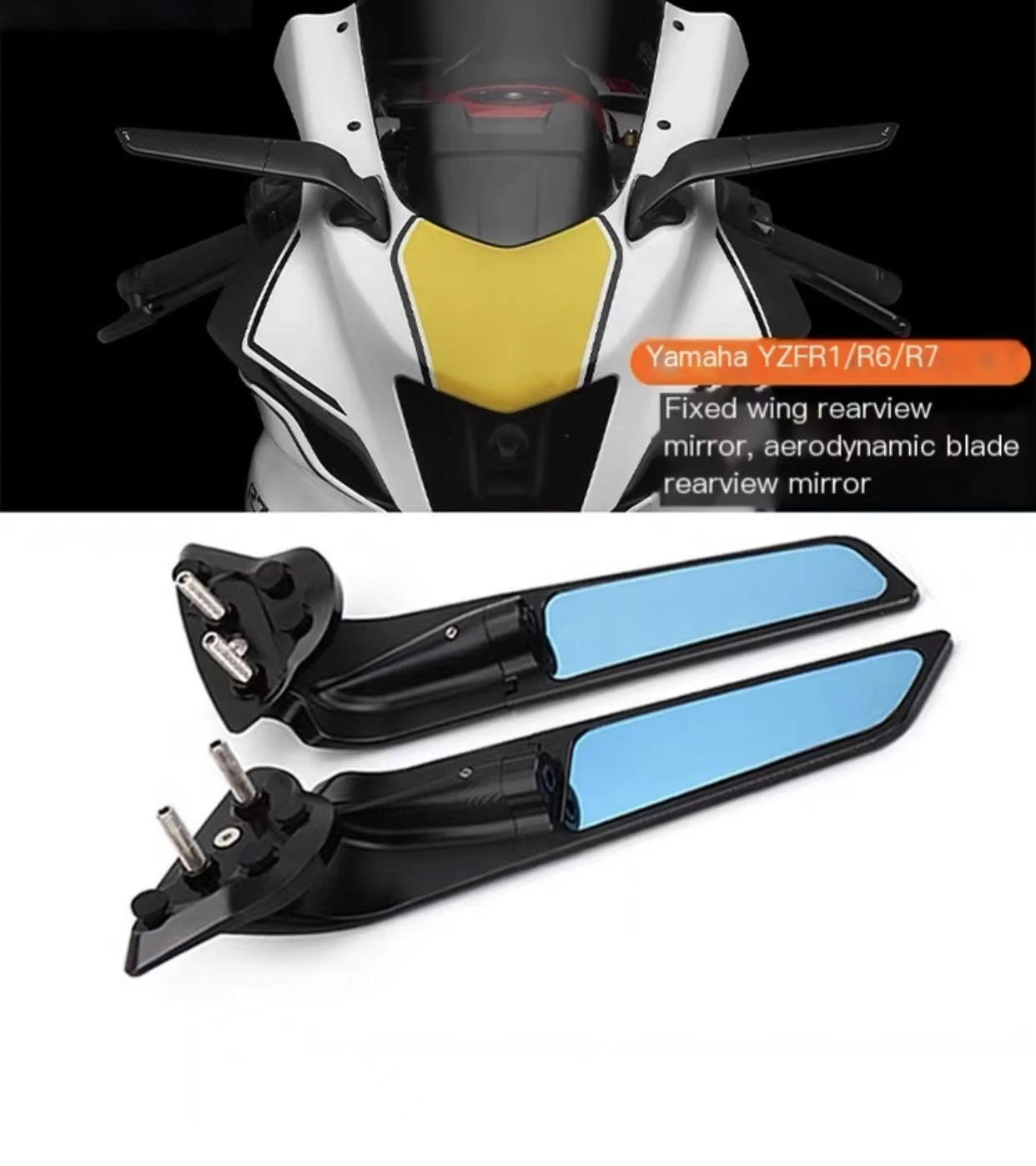

Боковые зеркала для мотоцикла, для Yamaha YZF R1 2023 YZF R6 2021