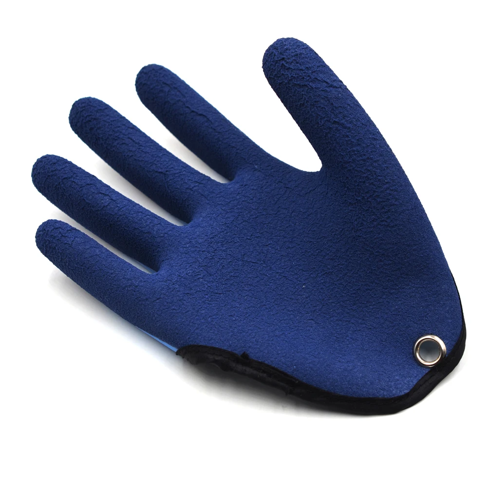 MNFT 1Pcs Magnetic Anti-slip Fishing Gloves Fisherman Protect Hand Handy Catching Fish Glove for Left/Right Hand fishing gloves