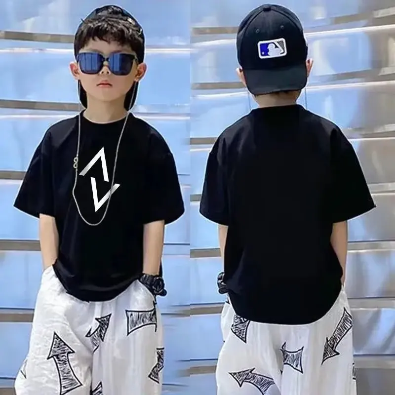 Summer Oufi T Shirt Children's T-shirts Clothes For Teenagers Clothing T-shirt Tops Boy Boys 6yrs 12yrs Short Sleeve Tee Teenage 2