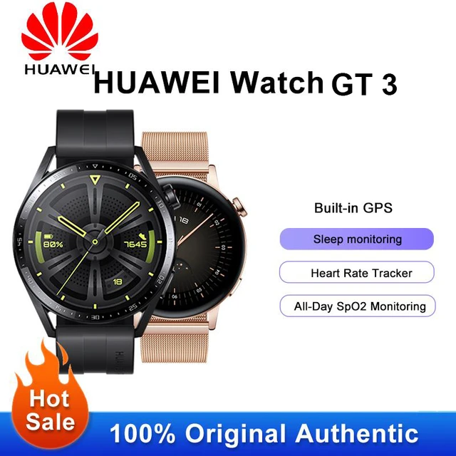 HUAWEI WATCH GT 3,Long Battery Life, built-in GPS smartwatch