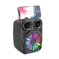 500mAh Bluetooth Speaker Sound box High Power Bluetooth Speakers TF/FM/USB/TWS/BT Handheld Sound Subwoofers For Dancing
