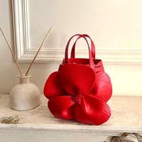 JIOMAY Bucket Purse Flower Bag – French Mini Tote, Luxury Designer Handbag, High-Quality Drawstring Makeup & Shoulder Bag for Women