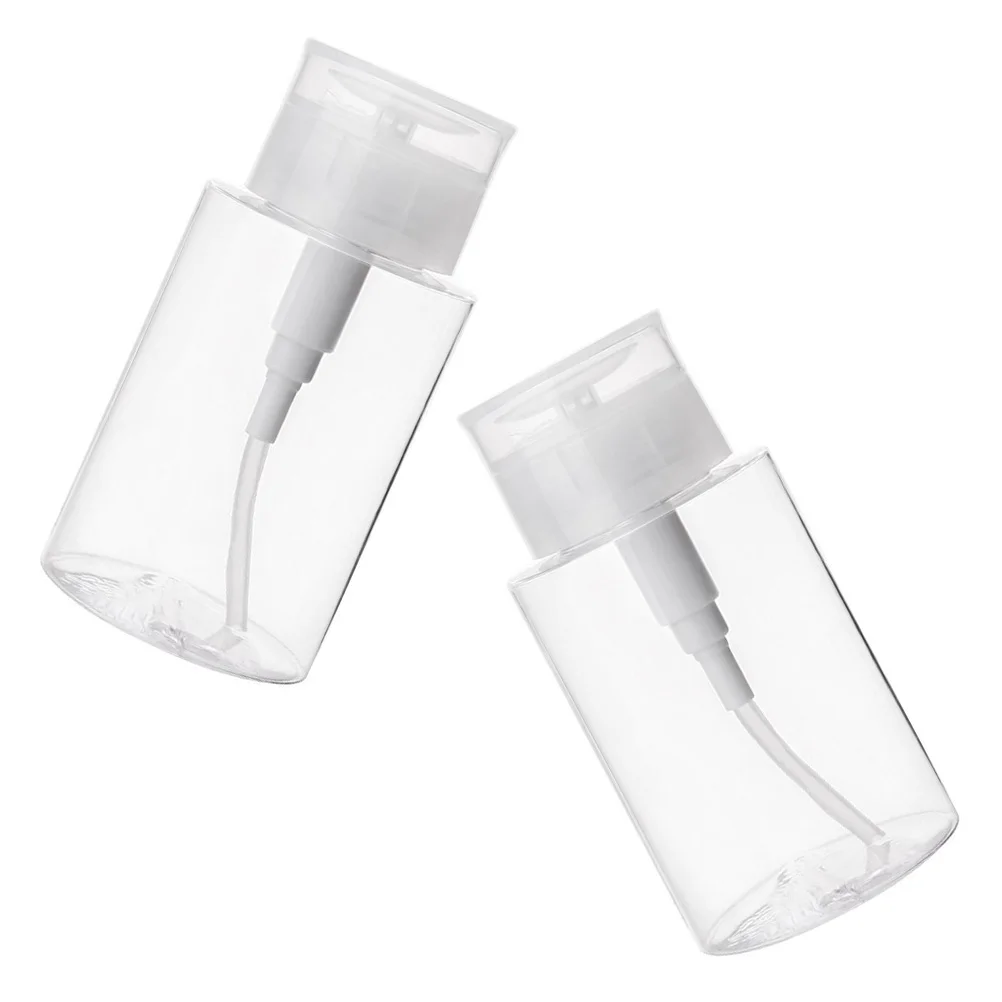 

2 Pcs Bottle Press The Travel Hand Soap Dispenser Pump for Nail Polish Remover Pet Reusable