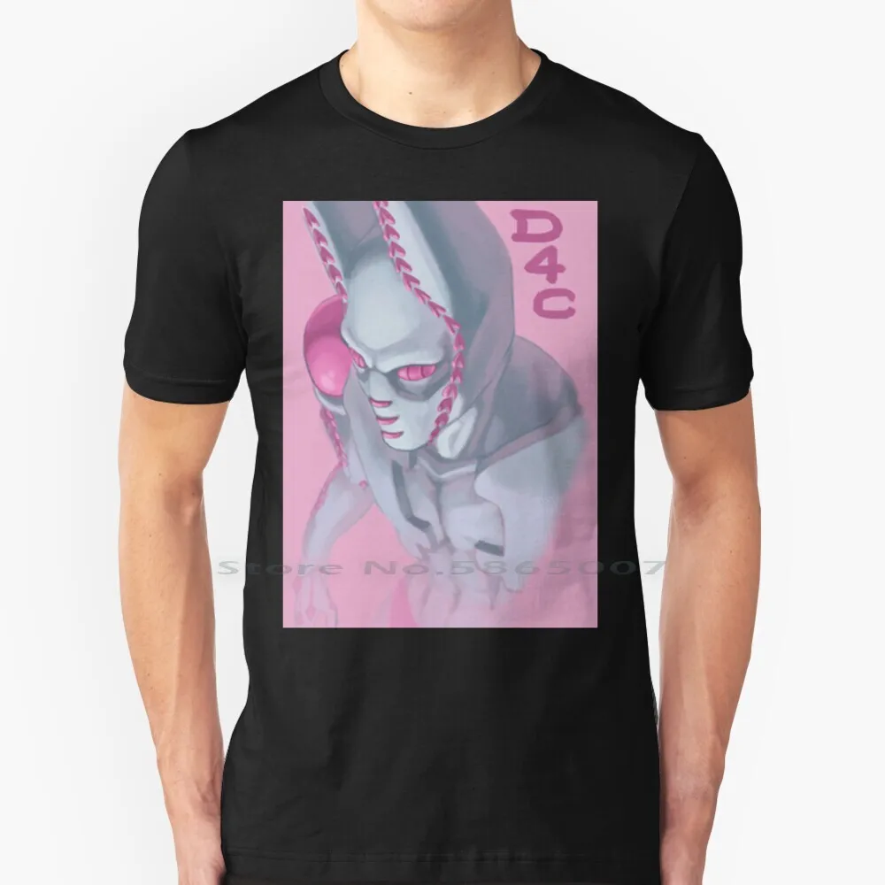 Presidente Stand D4C Jojo T Shirt 100% Cotone Acciai Ball Runing President Stand Stallo Divertente Jojos Adventure Manga Fan Art