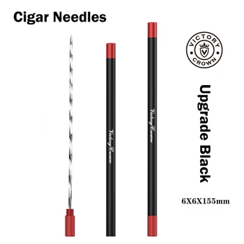 Portable Cigar Cutter Cigar Draw Enhancer Tool Dredge Drilled Stainless Steel Cuba Punch Loose Travel Cigar Accessories Gadgets